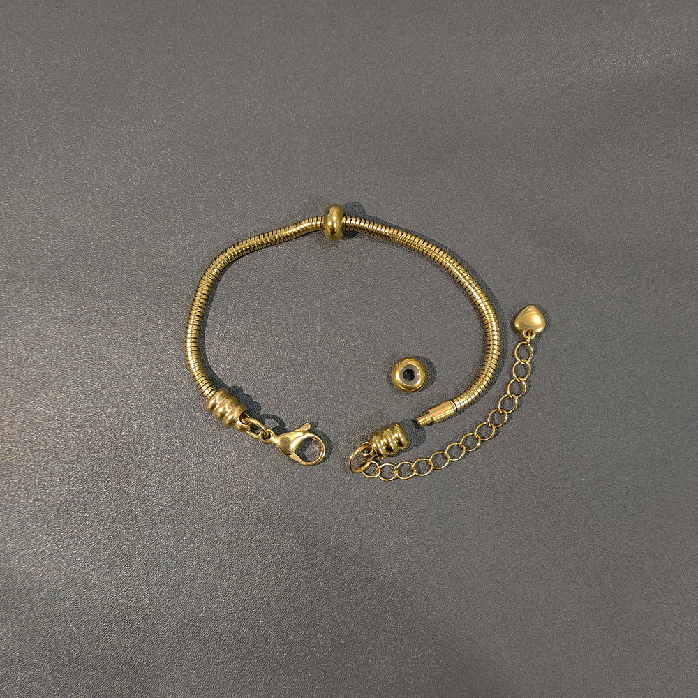 Snake Bones Chain Universal Wear Vacuum Furnace Plating Real Bracelets