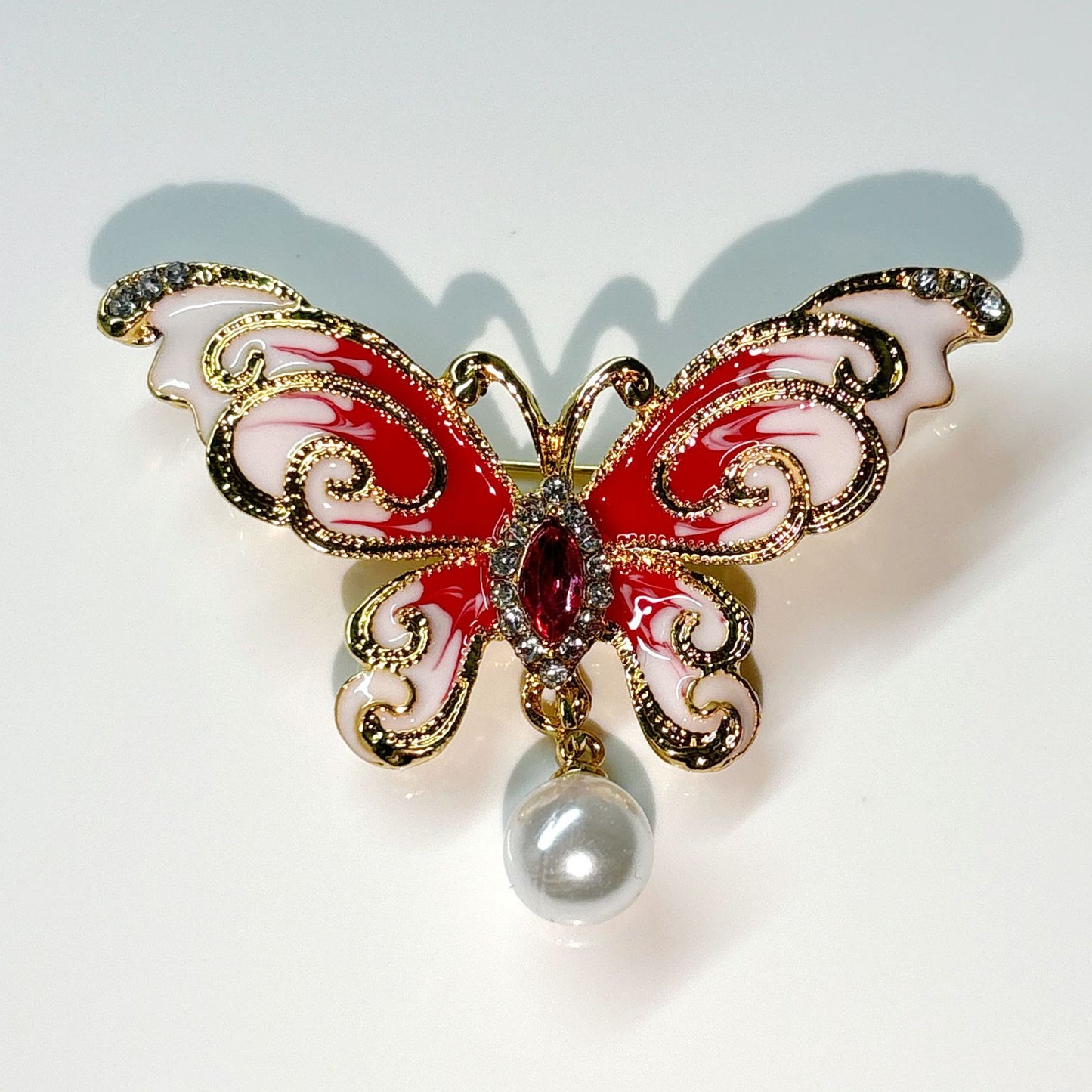 Golden Pearl Corsage Wheat Brooch Female High-grade Brooches