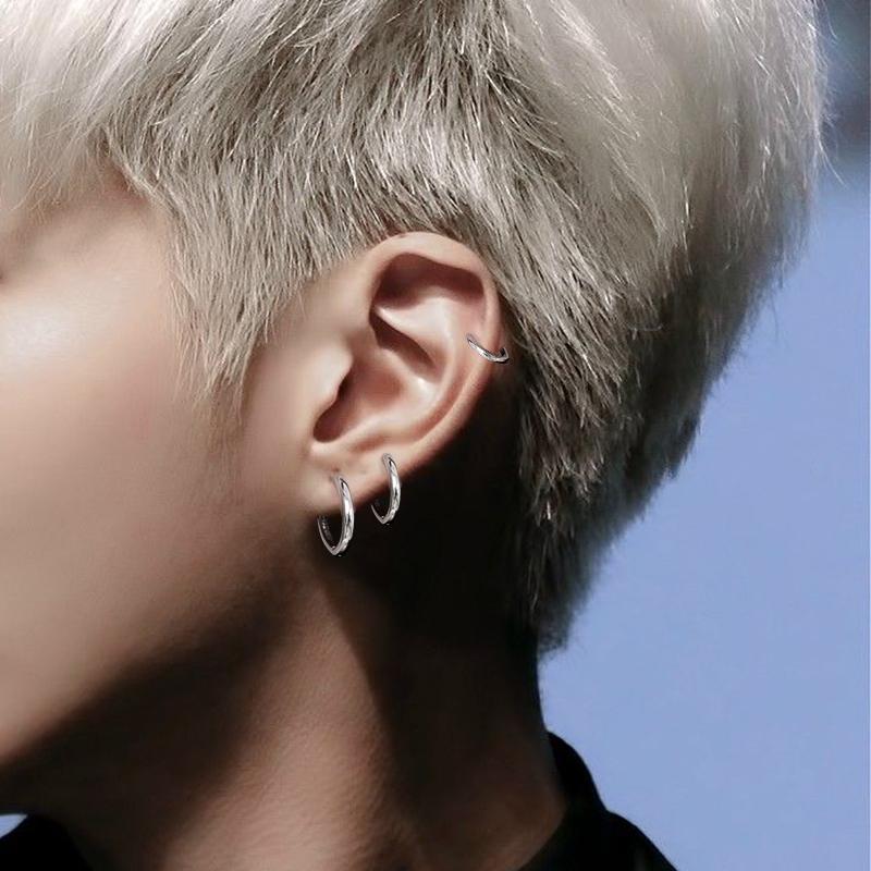 Men's Ear Clip No Pierced Personalized Trendy Single Simple Rings