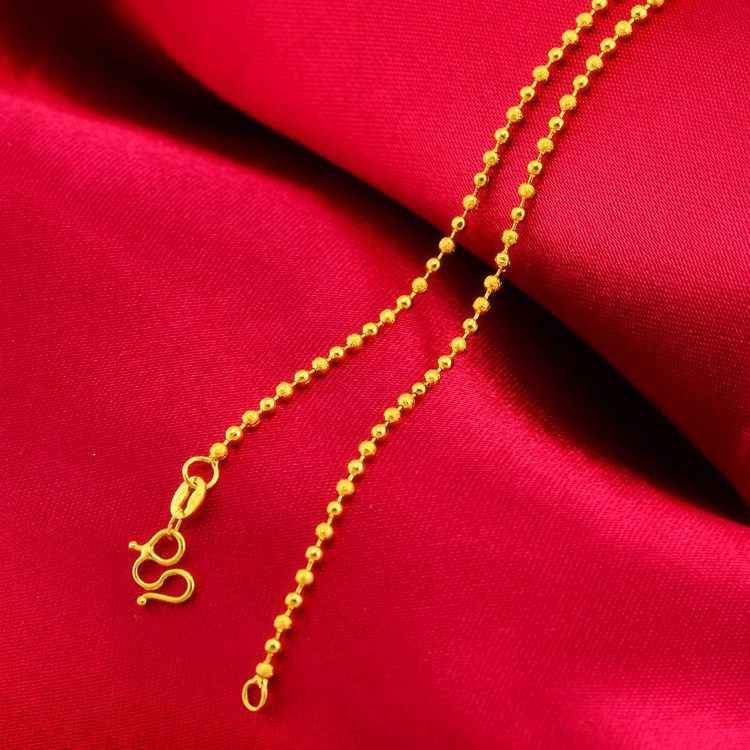 Women's Vietnam Alluvial Gold Ornament No Color Fading High-grade Niche Necklaces