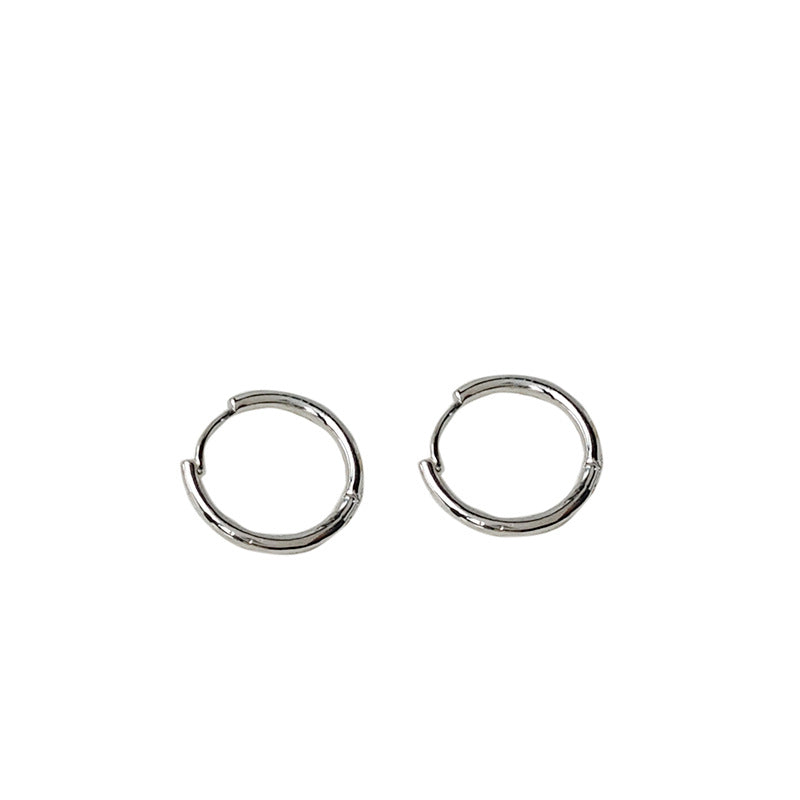 Knock Simple Korean Style Gold Plated Small Ear Personality Earrings