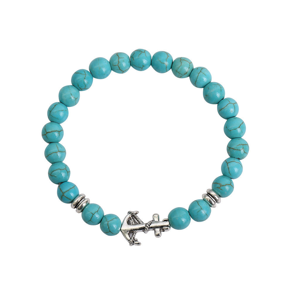 Classy Turquoise Beach Turtle String Beads Bracelets