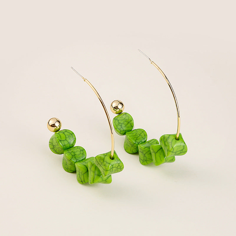 Diamond Butterfly Flower Pearl Graceful Fashionable Long Earrings