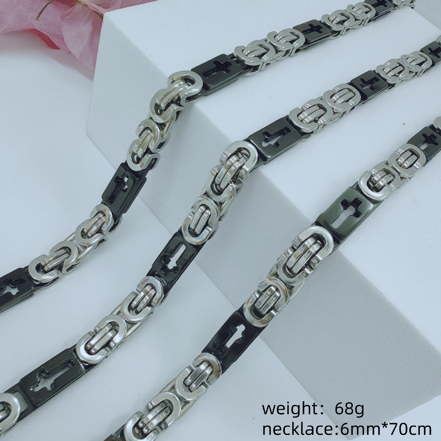 Fashion Trendy Unique Man's Stainless Steel Necklace