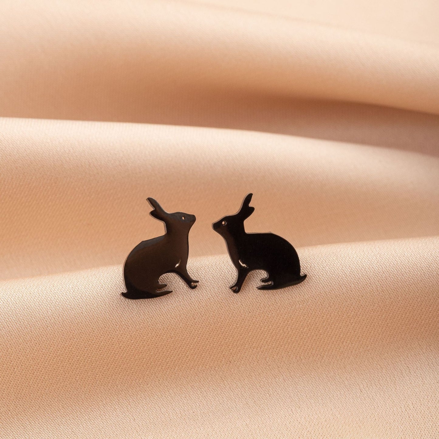 Small Animal Cute Butterfly Rabbit Asymmetric Earrings