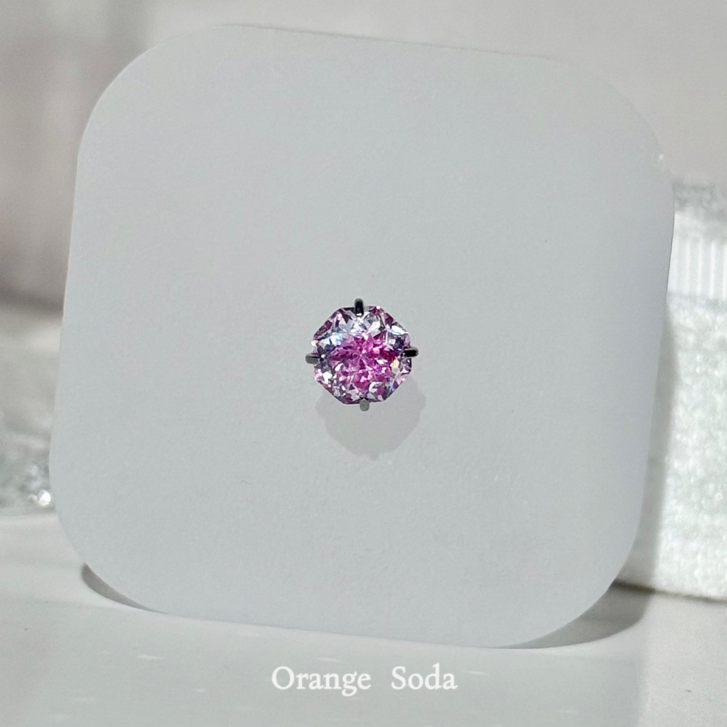 Pink Rose Bridal Bouquet Ear Bone Titanium Stud Earrings