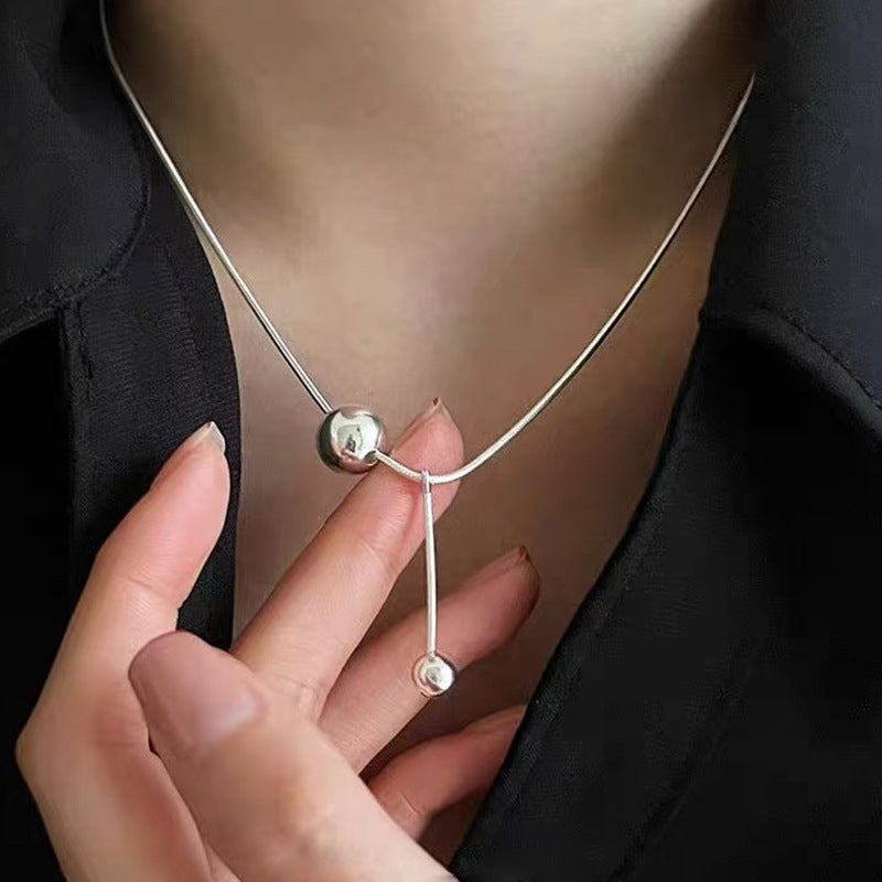 Women's Heart Light Luxury Minority Clavicle Chain Cold Necklace