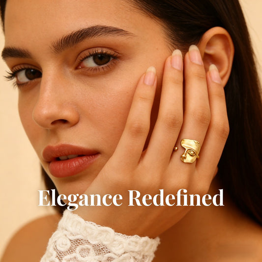 Create Two-hand Opening Adjustable Female Niche Rings