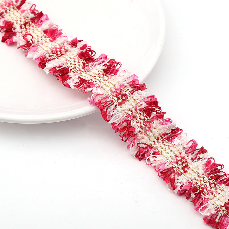 Classic Style Polyester Lace Handmade Suitcase Hat Weaving Rope Jewelry Accessories