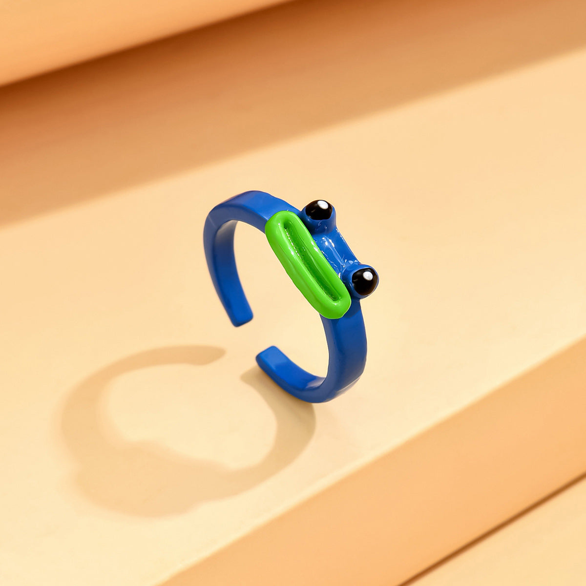 Monster Black Cat Female Dopamine Big Eyes Couple Little Finger Ring