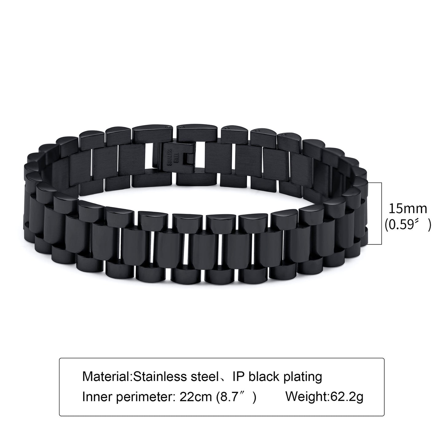 Men's Accessories Titanium Steel Stainless Strap Bracelets