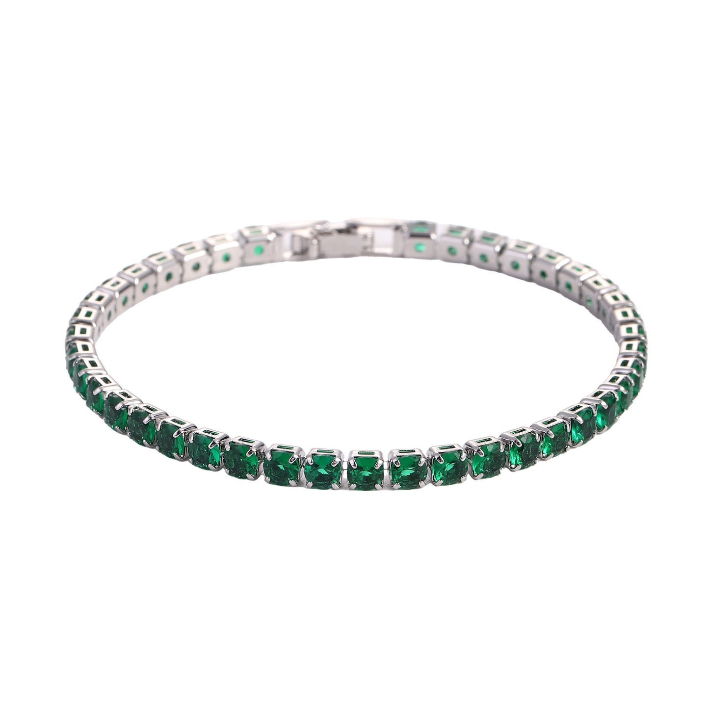 Women's & Men's Hip Hop Gold Zircon Chain Simple Bracelet