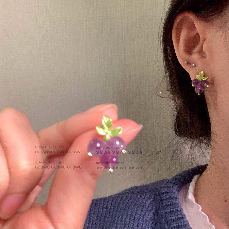 Delicate Pearl Crystal Eardrops Gentle Elegant Ear Buckle
