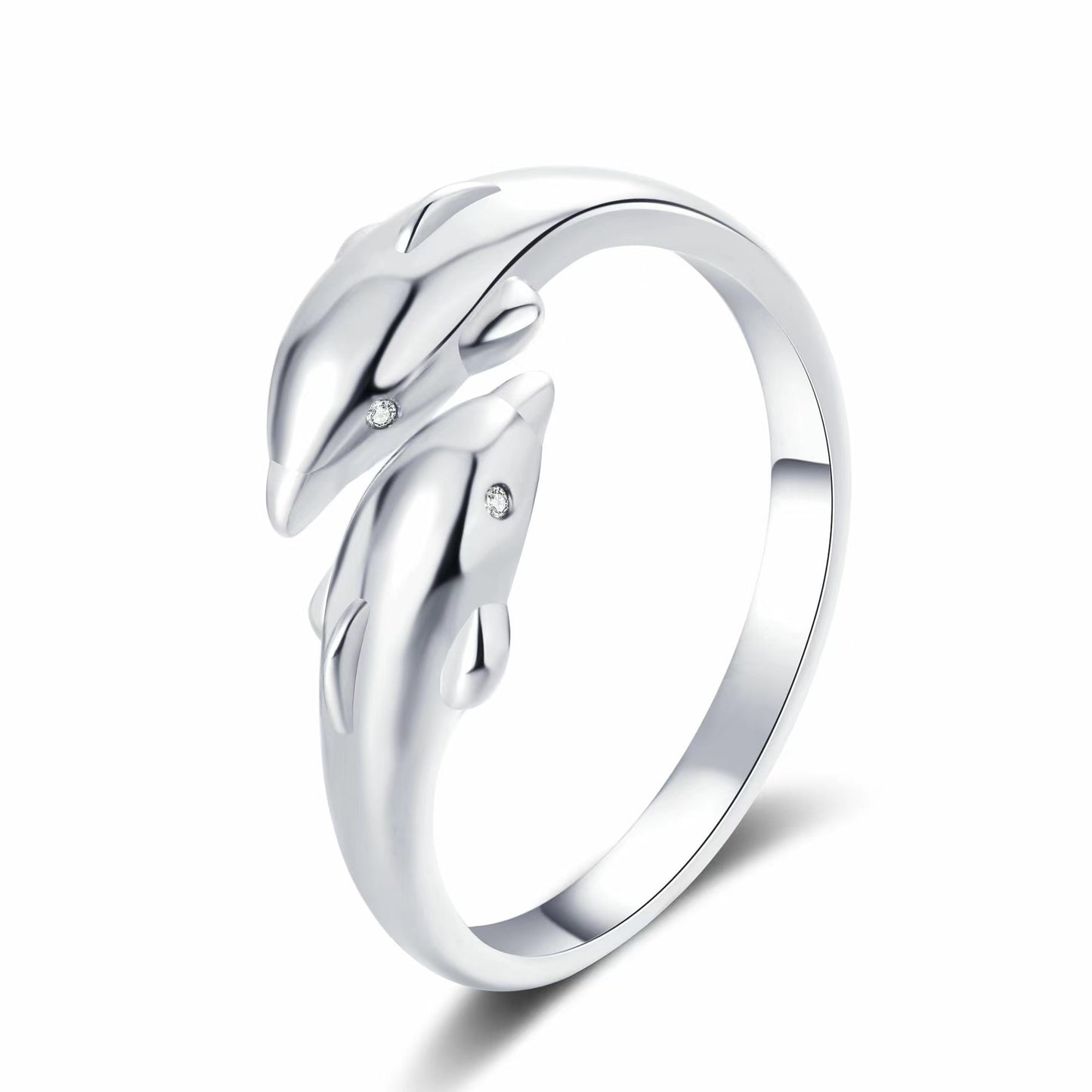 Design Simple Opening Index Finger Style Romantic Ring