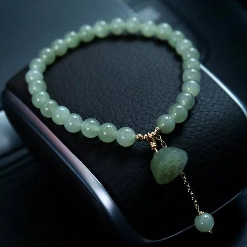 Women's Jade Sterling Sier Jewelry Gift For Bracelets