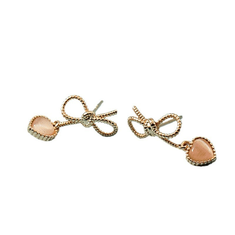 Women's Heart Slimming Simple Small Temperamental Personalized Earrings