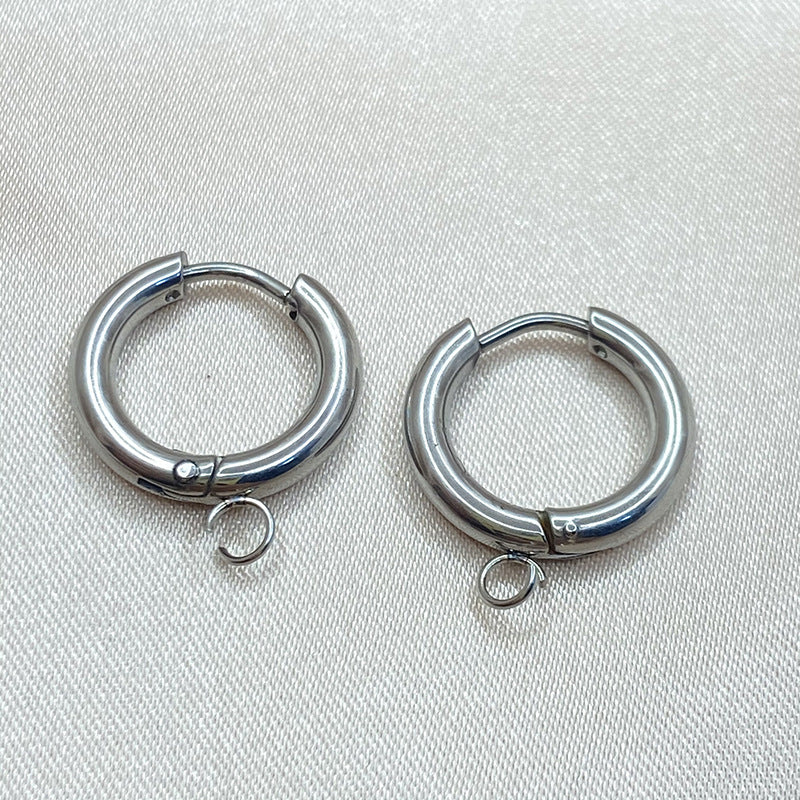 Accessories Cold Style Titanium Steel Material Earrings