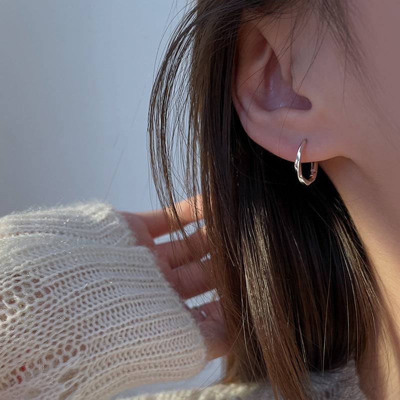 Women's Irregular Clip Design Trendy Simple High-grade Ear Buckle