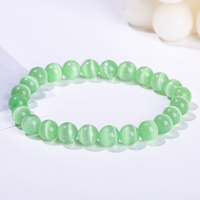 Sea Blue Opal Crystal High Goods Hand High-grade White Bracelet