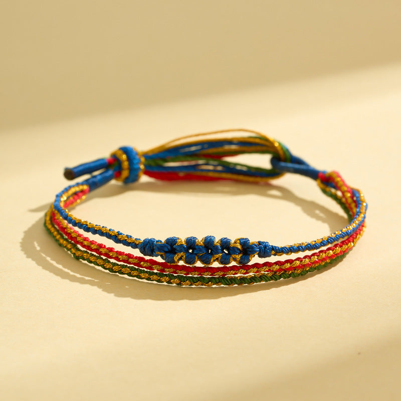 Children's Dragon Boat Festival Colorful Rope Hand-woven Small Bracelets