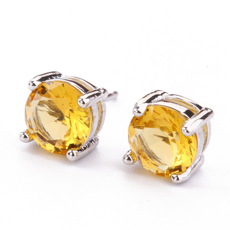 Zirconium High Quality Couple Models Fashionable Simple Personality Rings