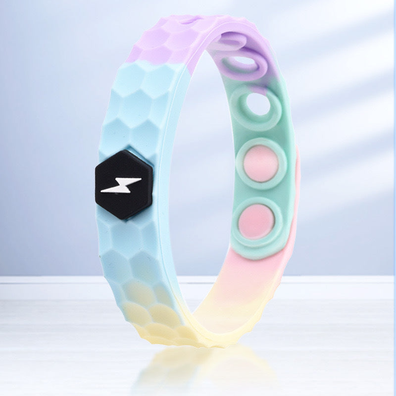 Women's & Men's Silicone Anion Outdoor Sports Balance Energy Bracelets