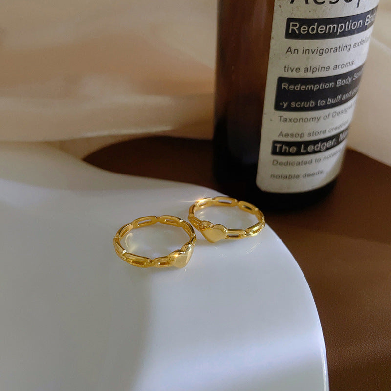 Women's Heart-shaped Design High-grade Simple Fashion French Bracelets