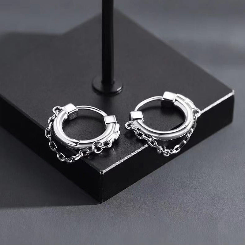 Art Selection Personality Cool Style Chain Popular Clip Hip Ear Buckle