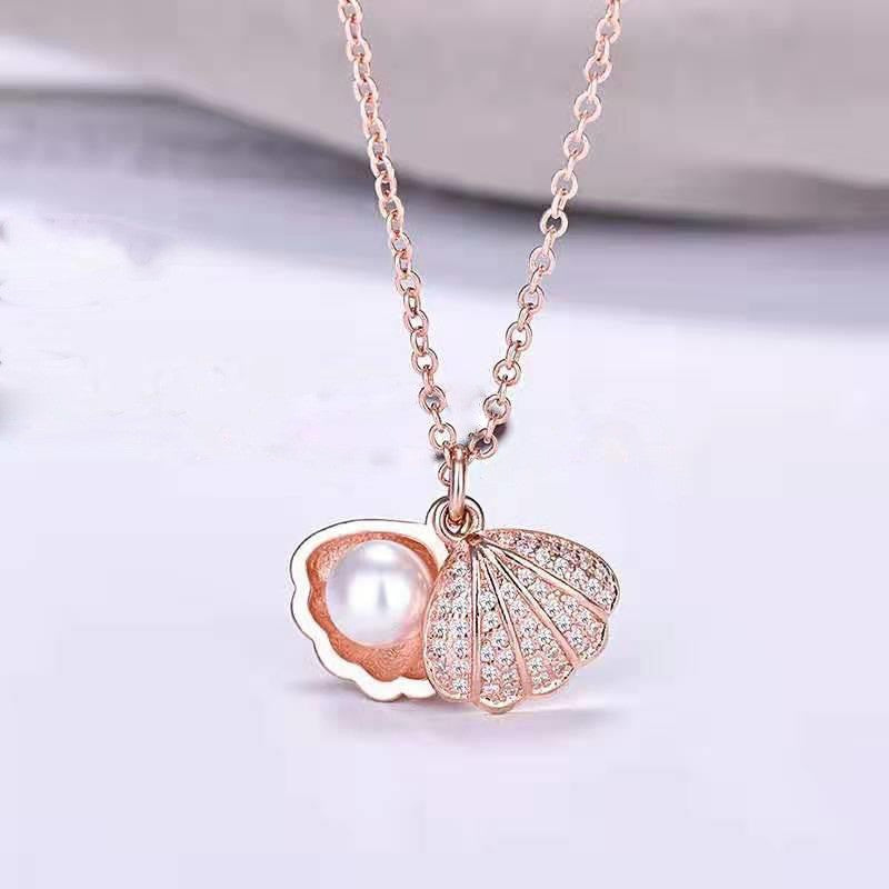 Women's Plant Beads Temperament Clavicle Chain Valentine's Day Necklaces