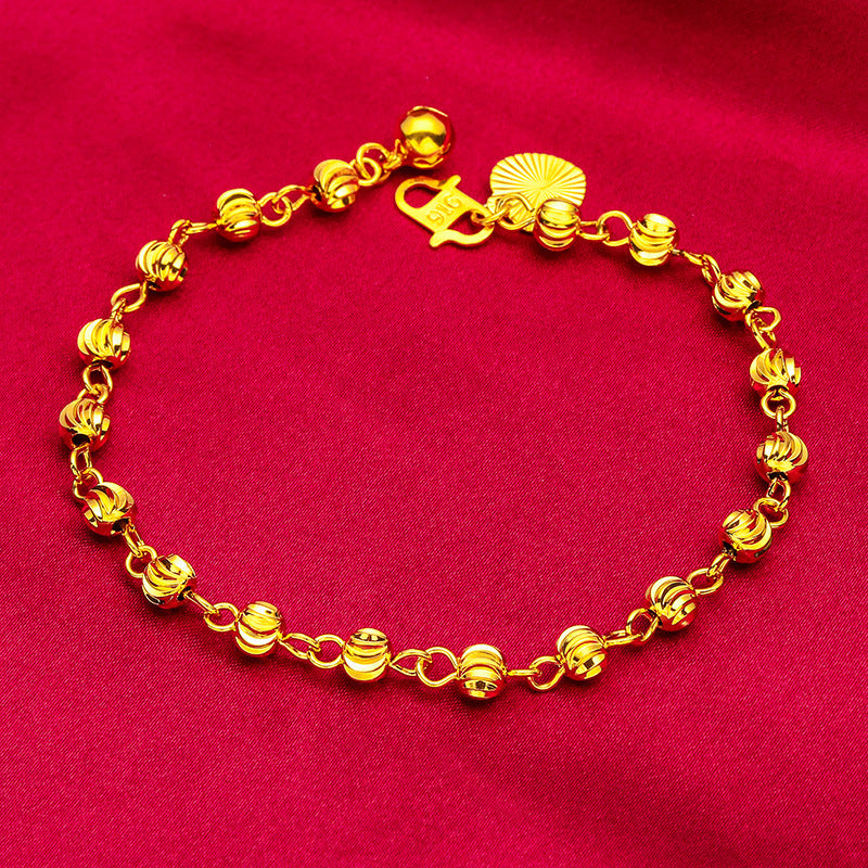 Elegant Vietnam Placer Gold Watermelon Jewellery Bracelet