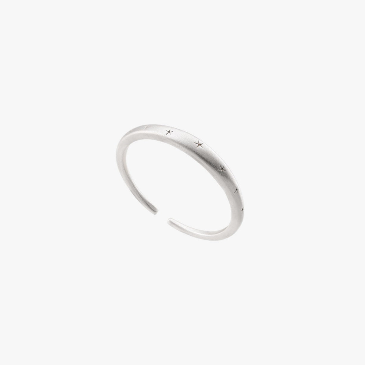 Frosted Shining Exquisite Twin Style Design Ring