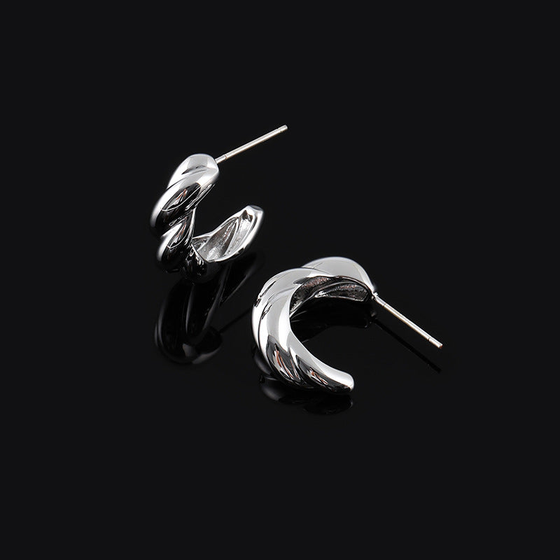 Women's Commuter Circle No Pierced Rotating Mosquito Rings