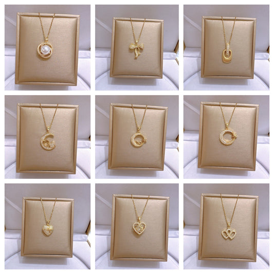 Women's Titanium Steel For Light Luxury Minority Design Necklace