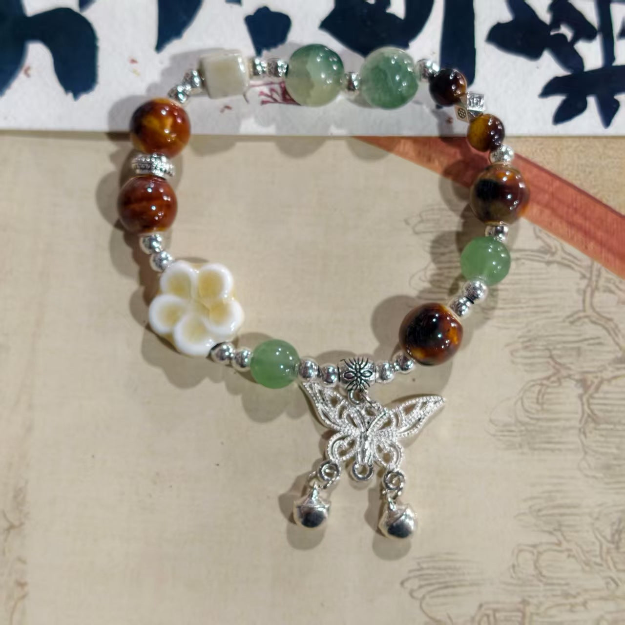 Starfish Shell Drawstring Ceramic Artistic Vintage Little Bracelet