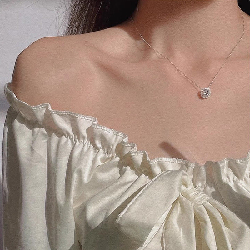 Women's Design Style Fashion Exquisite Refined Grace Clavicle Chain Necklace