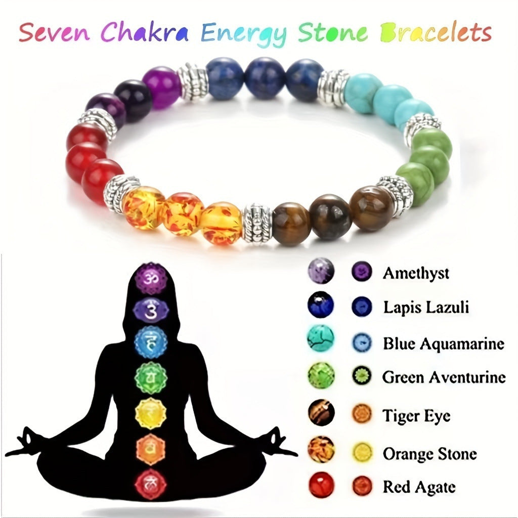Colorful Natural Stone Tigereye Blue Gold Amethyst Emperor Bracelets