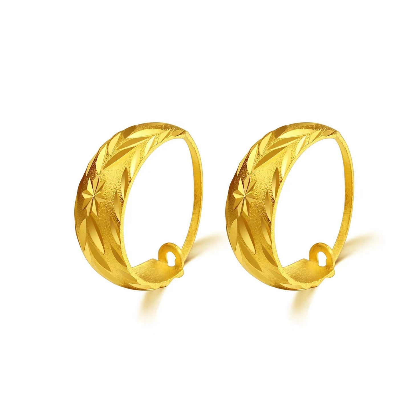 Women's Placer Gold Starry Ear Imitation Accessories Rings