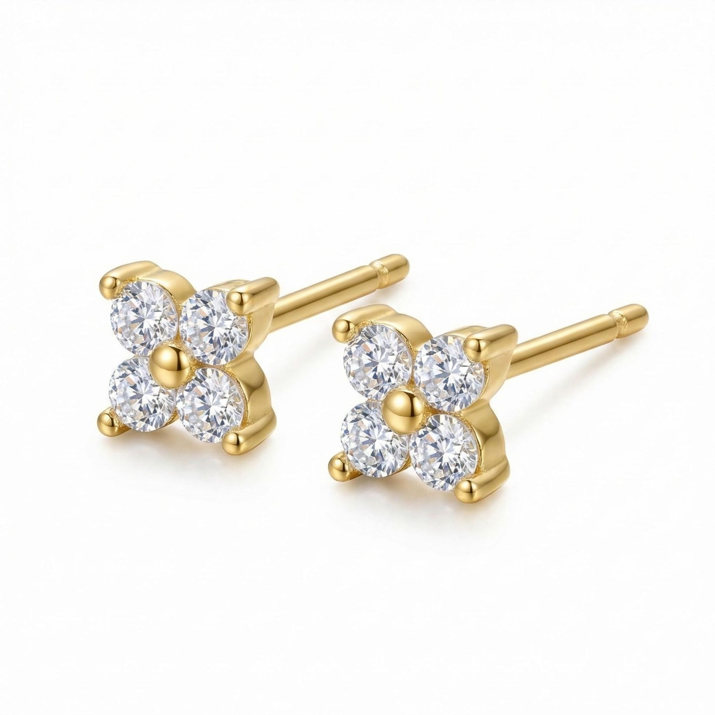 Women's Popular Mini Clover Zircon Light Luxury High-grade Rings