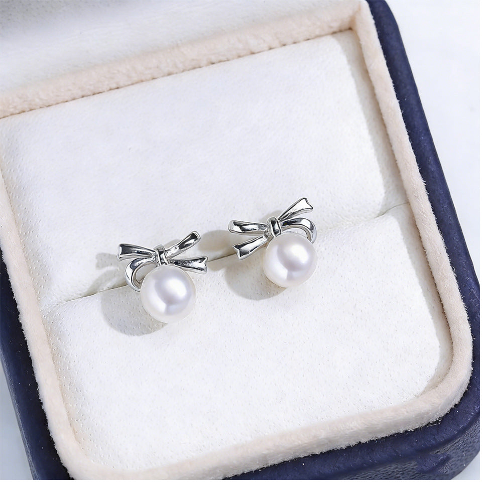 Pearl Ear Love High Sense Simple Temperament Stud Earrings