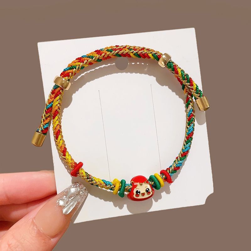 Boat Festival Carrying Strap Colorful Rope Wind Hand-woven Bracelet