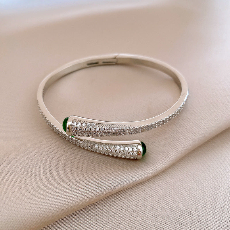 Women's Oval Leaf Small Fresh Gentle Temperament Light Luxury High Sense Bracelet