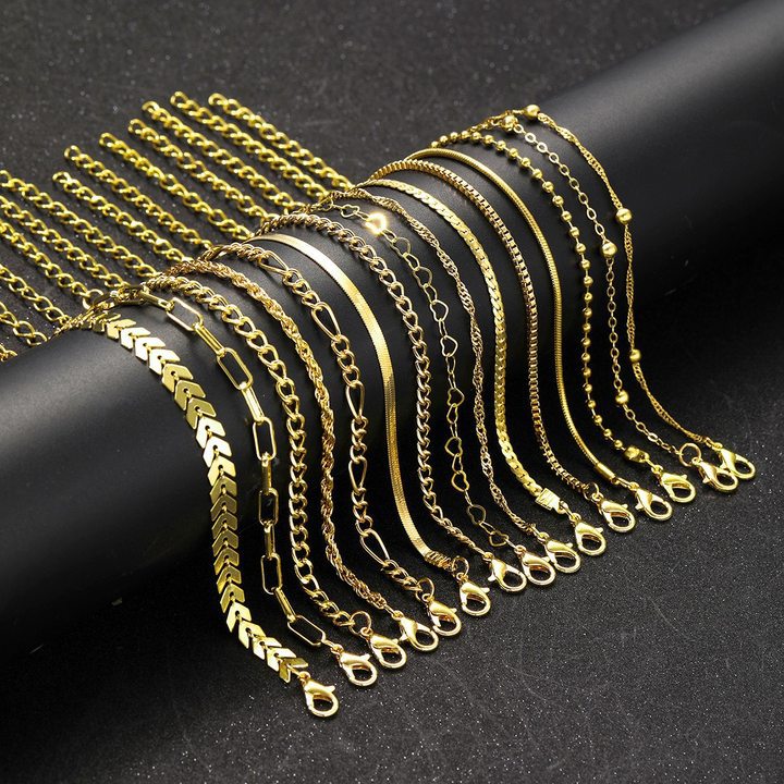 Classy Comfortable Of Personalized Alloy Combination Bracelets
