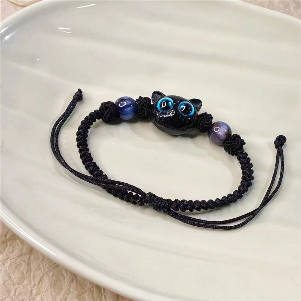 Women's & Men's Monster Cute Cat Eye Woven Design Bracelets