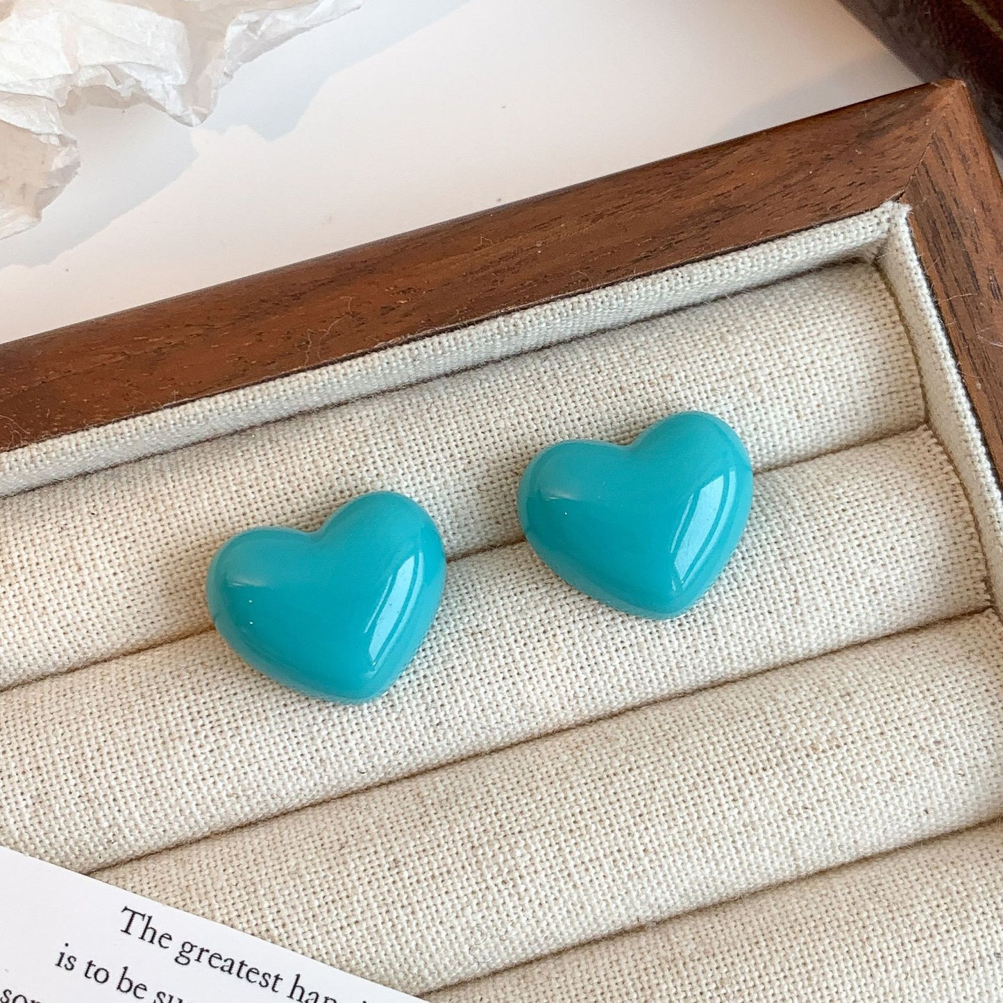 Women's Retro Blooming Acrylic Curved For Simple Stud Earrings