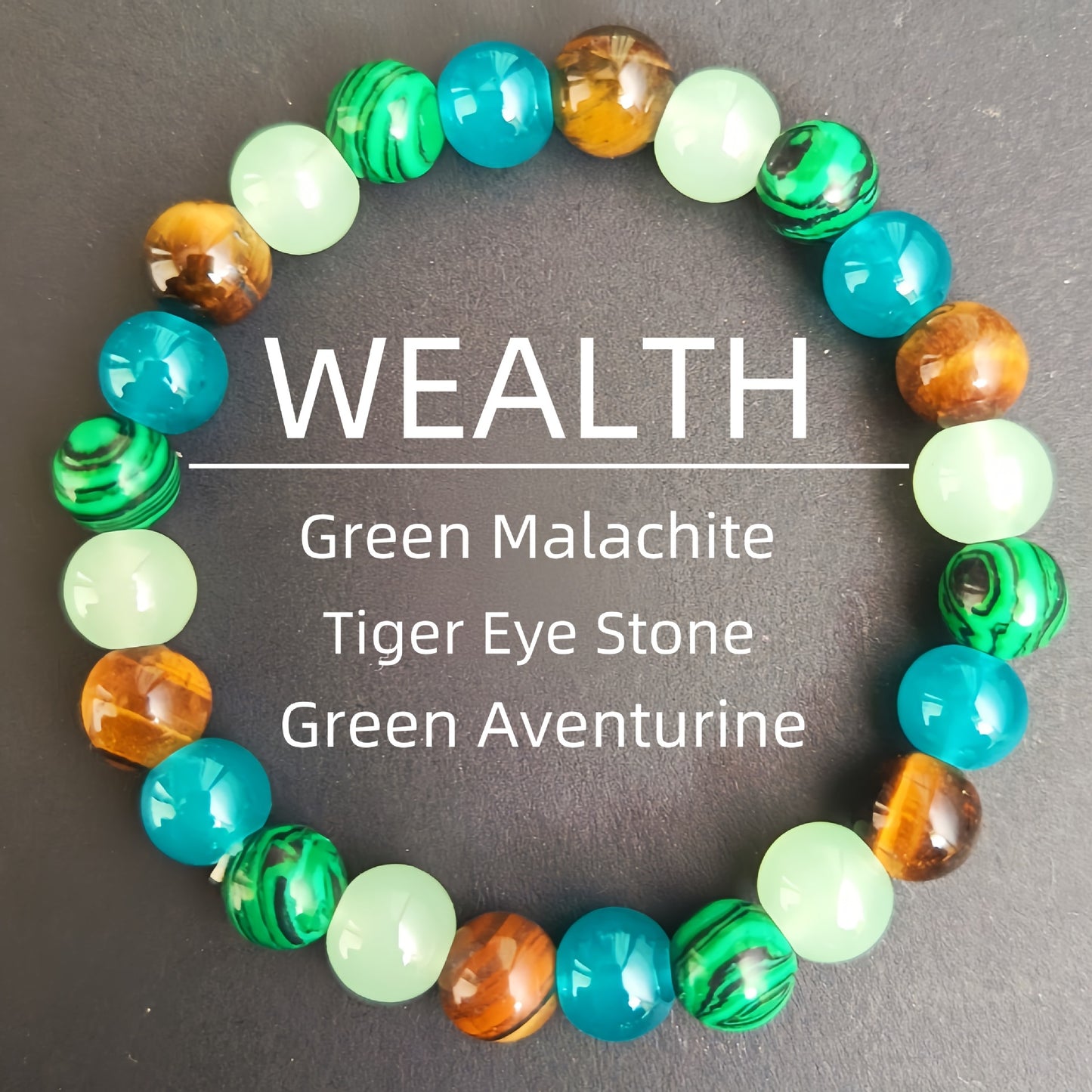 Versatile Classic Comfortable Xi Glass Tigereye Bracelet