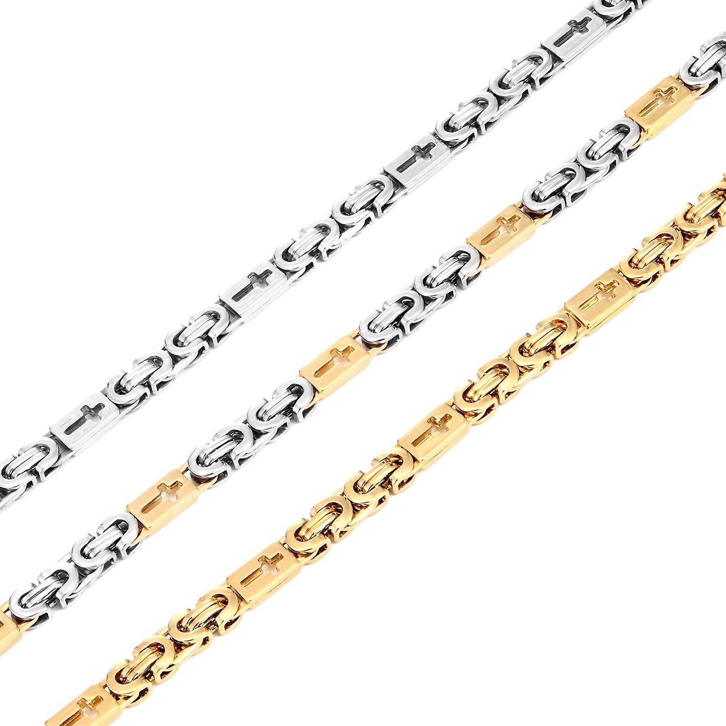 Fashion Trendy Unique Man's Stainless Steel Necklace