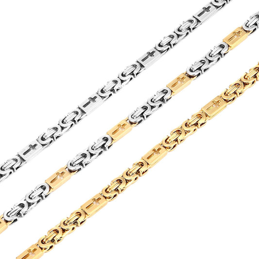 Fashion Trendy Unique Man's Stainless Steel Necklace