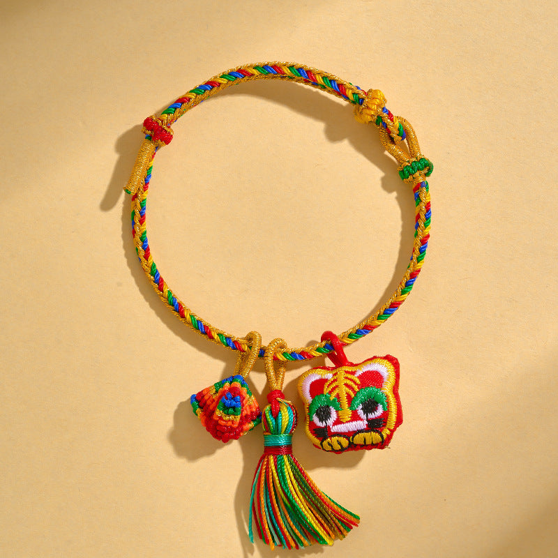 Children's Dragon Boat Festival Colorful Rope Hand-woven Small Bracelets