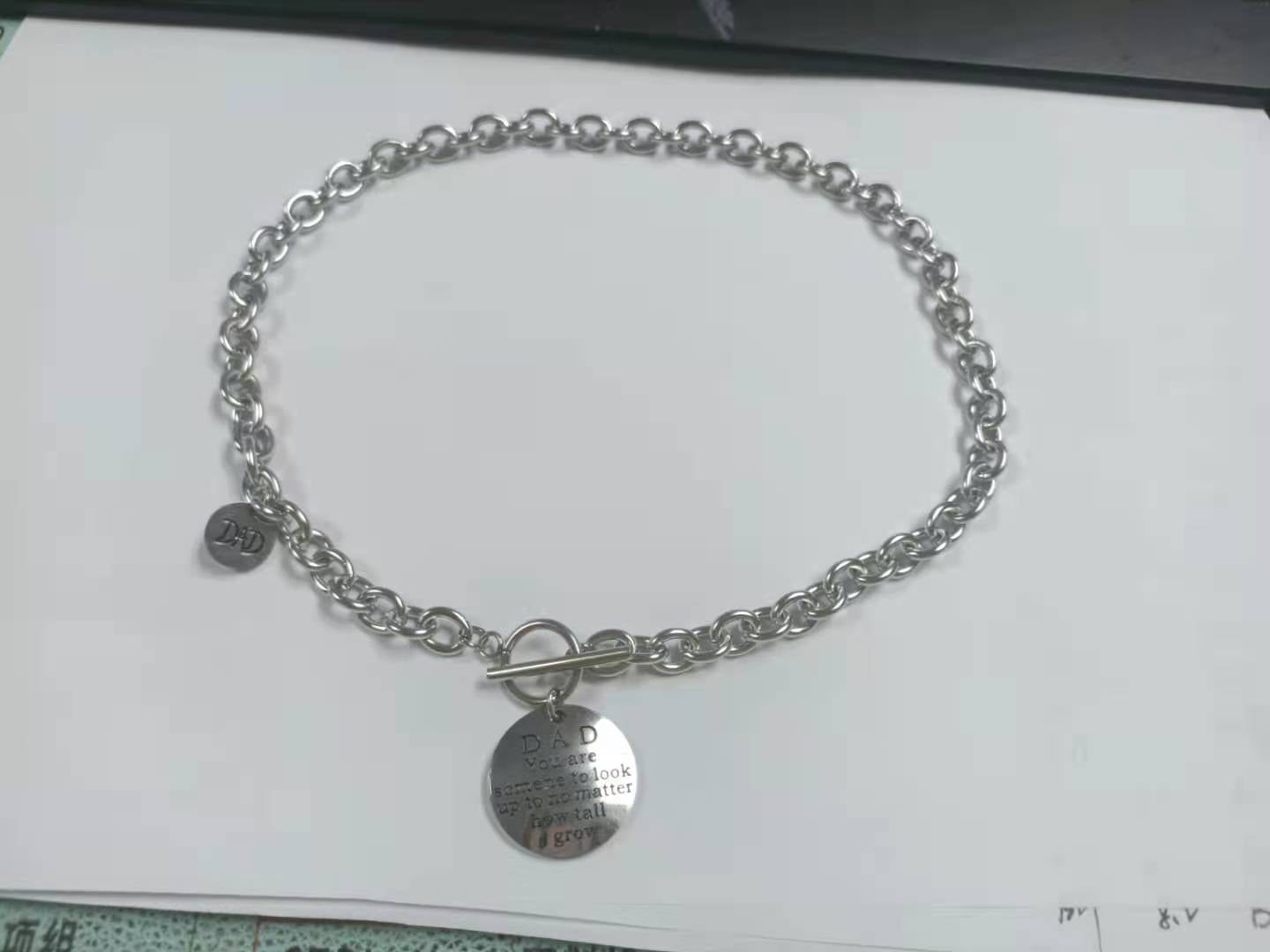 Women's & Men's Fashion Simple Titanium Steel Sweater Chain Personalized Hip Hop Necklace