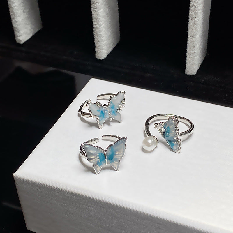 Women's Adjustable Simple Niche Design Minimalist Index Ring